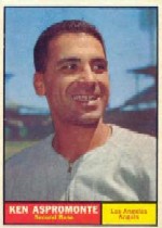 1961 Topps Baseball Cards      176     Ken Aspromonte